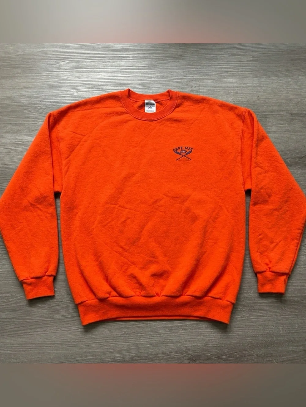 Cape May Orange Crewneck Sweatshirt - size XL